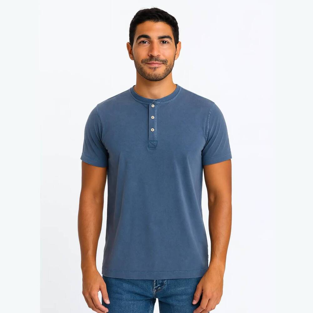 NEW AMERICAN HERITAGE henley top in navy